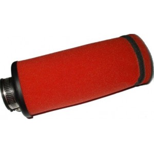 	Filtr powietrza gąbkowy owalny uniwersalny czerwony 35 mm