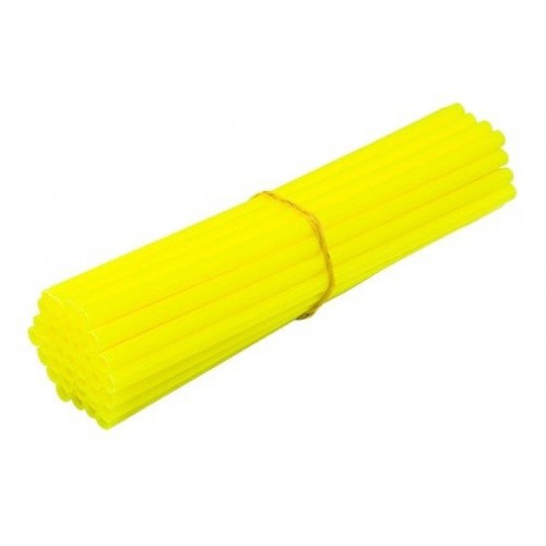 ACCEL SPOKE COVERS NAKŁADKI NA SZPRYCHY MX ŻÓŁTE FLUO