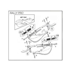 Acerbis Rally Pro handbary osłony dłoni POMARAŃCZOWE KTM