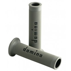 DOMINO RACING GRIP miękkie gripy, manetki, rączki na tor black/grey