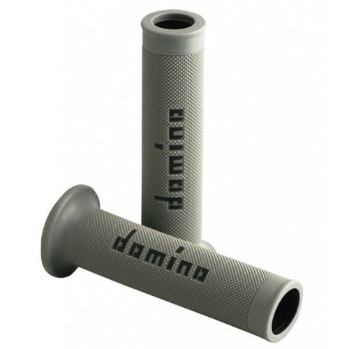 DOMINO RACING GRIP miękkie gripy, manetki, rączki na tor black/grey