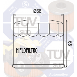 Filtr oleju HIFLOFILTRO HF129 KAWASAKI 820 950