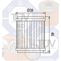 Filtr oleju HIFLOFILTRO HF140 YAMAHA