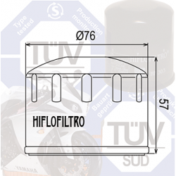 Filtr oleju HIFLOFILTRO HF165 BMW F800