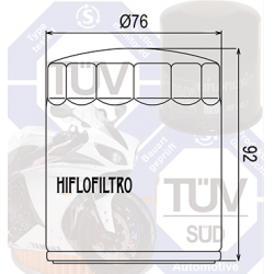 Filtr oleju HIFLOFILTRO HF171 B RC RACING BUELL 