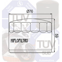 Filtr oleju HIFLOFILTRO HF552