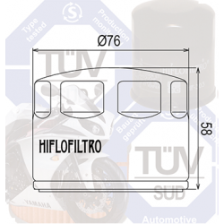 Filtr oleju HIFLOFILTRO HF565