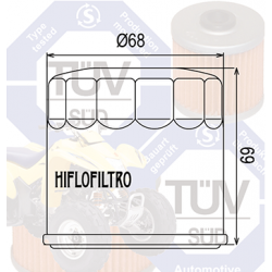 Filtr oleju HIFLOFILTRO HF682