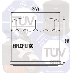 Filtr oleju HIFLOFILTRO HF975 