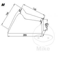Pokrowiec INDOOR na motocykl skuter do wewnątrz garażu JMP