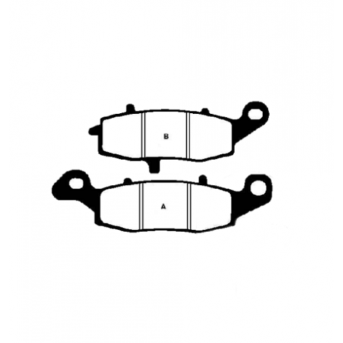 Klocki hamulcowe EBC FA231 FA229 KAWASAKI ER GPZ KLE KLV Z ZR przód prawe+lewe