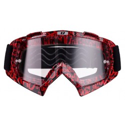 Gogle IMX MUD Graphic Black Red szybka clear