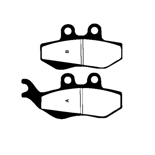 Klocki hamulcowe EBC SFAC194 BENELLI Velvet 125 150 250 400 DERBI GP1 50  