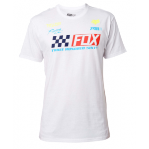 Fox koszulka biała T-SHIRT  REPAIRED SS TEE