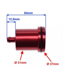 ZBIORNICZEK PŁYNU HAMULCOWEGO CNC CZERWONY
