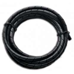 Spiralna owijka na przewody elektryczne 1,5 m czarne 1.5 M