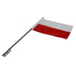 Flaga polski na maszt motocyklowy