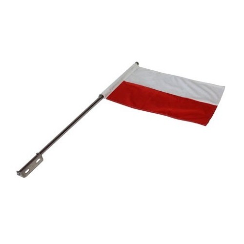 Flaga polski na maszt motocyklowy