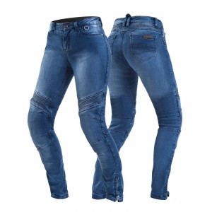 SHIMA JESS BLUE spodnie jeansy motocyklowe damskie