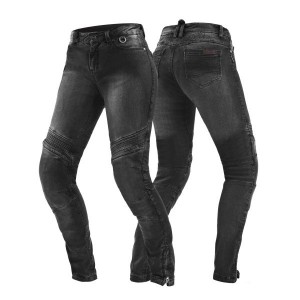 SHIMA JESS BLACK spodnie jeansy motocyklowe damskie