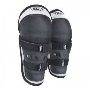 Ochraniacze kolan FOX Junior PW-1 TITAN BLACK/SILVER