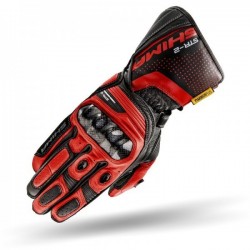 SHIMA STR-2 BLACK/RED sportowe męskie rękawice skórzane