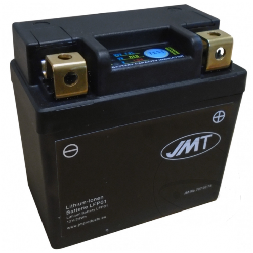 Akumulator litowo-jonowy JMT LFP01 Li-Ion z wskaźnikiem wodoodporny