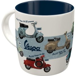 Kubek ceramiczny na prezent do garażu VESPA HART 43052