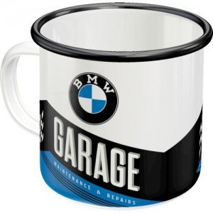 Kubek emaliowany na prezent BMW GARAGE 43216 360ml