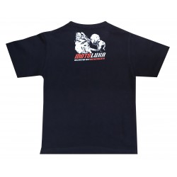 T-shirt dziecięcy, koszulka motocyklowa na prezent czarny MOTOLUKA