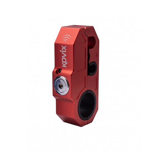 Blokada gazu oraz hamulca KOVIX Grip lock z alarmem czerwony
