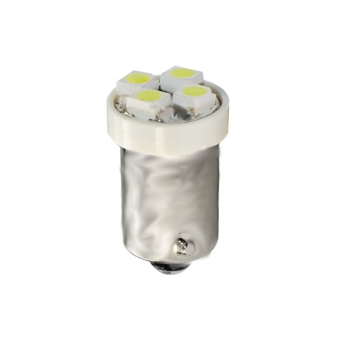 Żarówka diodowa LED L009 - Ba9s 4xSMD3528 biała
