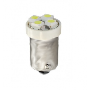 Żarówka diodowa LED L009 - Ba9s 4xSMD3528 biała