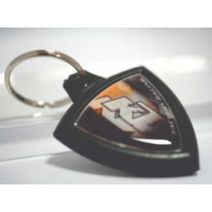 PRINT brelok na klucze, z dwustronną etykietą KTM