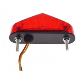 Lampa motocyklowa tył LED czerwony klosz