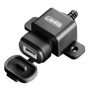 Ładowarka USB z mocowaniem i uniwersalną wtyczką  12/24 V  