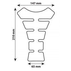 Pro-Tank X4 tank pad naklejka na zbiornik Carbon