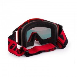 Gogle iMX Racing Sand Red/Black Matt z Szybą Red Iridium + Clear (2 szyby w zestawie)