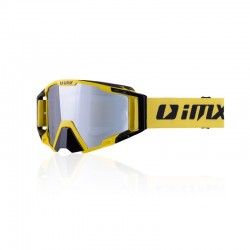 Gogle iMX Racing Sand Yellow/Black z Szybą Silver Iridium + Clear (2 szyby w zestawie)