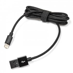 Pleciony kabel eXtreme USB - iPhone Lightning - 100 cm - czarny