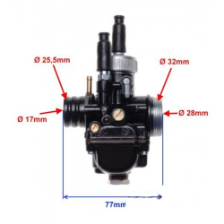 Gaźnik 17,5 mm zamiennik dla DELLORTO TYP PHBG