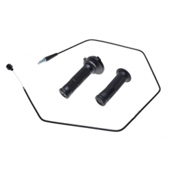 Uniwersalny rolgaz z jedną linką plus gripy manetki