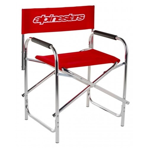 Alpinestars Chair Red składane krzesło do padoku, na tor, na wyścigi