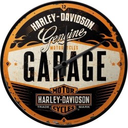 Zegar ścienny na prezent dla motocyklisty HARLEY-DAVIDSON GARAGE 51083