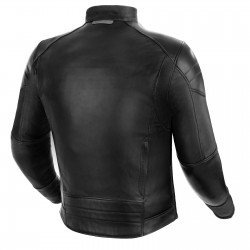 SHIMA BLAKE BLACK skórzana męska kurtka motocyklowa