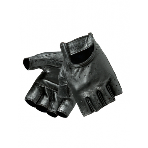 OZONE RASCAL męskie rękawice motocyklowe skórzane bez palców na choppera