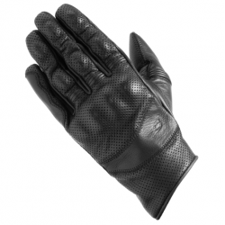 Rękawice motocyklowe męskie krótkie skórzane OZONE STICK CUSTOM II BLACK